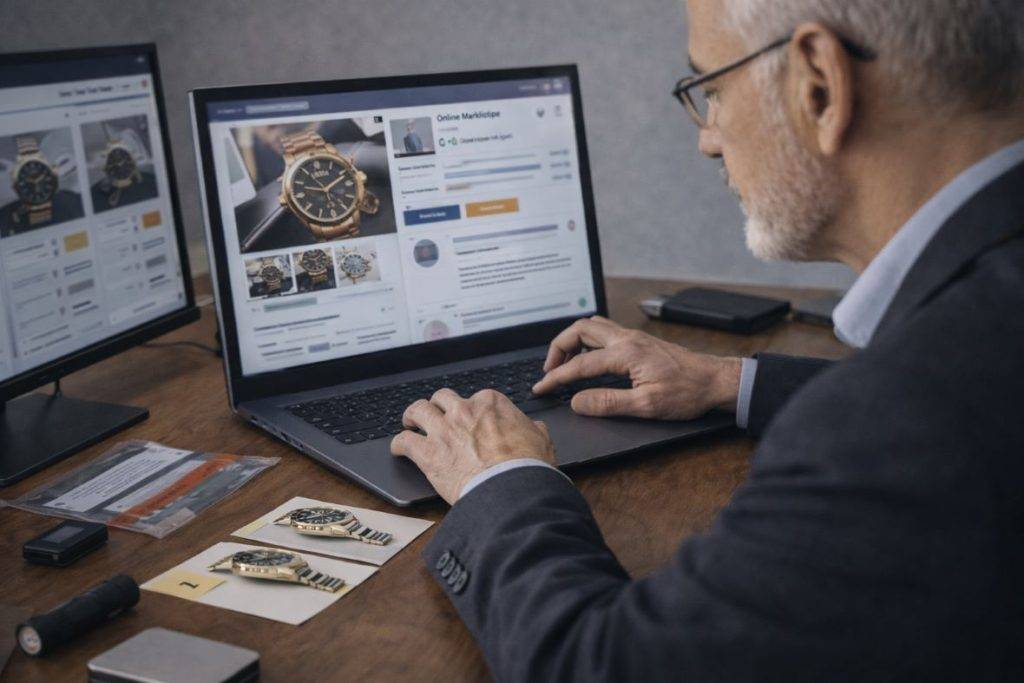 Private Investigators on Investigating Counterfeiting Crime in Online Markets. Private investigators investigating counterfeiting crime in online markets through lawful digital analysis, seller verification, and evidence gathering.