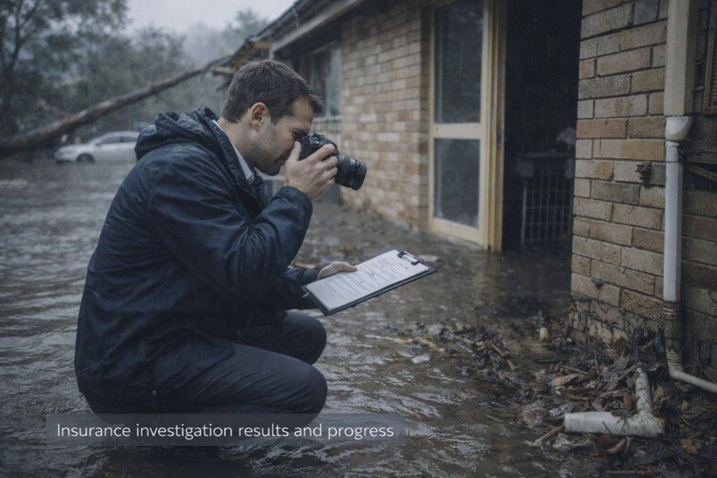 How a Private Investigator Checks Storm Damage for Insurance in Sydney. Sydney private investigator documenting storm damage for an insurance claim using lawful photos, verification, and evidence-led reporting.