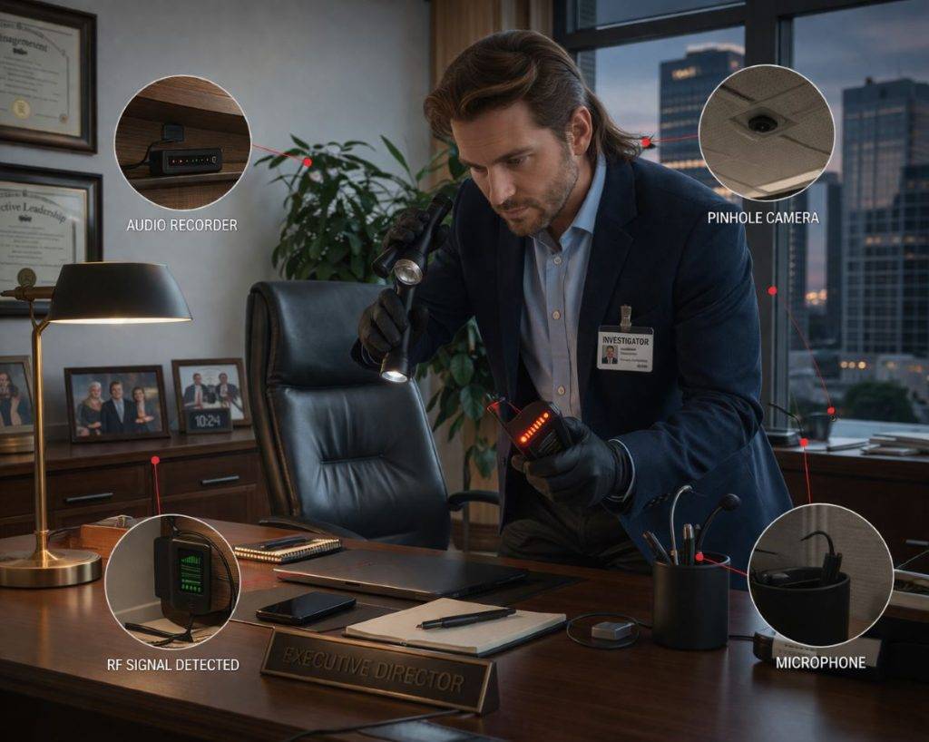 Canberra Executive Privacy Risks What a Bug Sweep Can Find in Offices Boardrooms and Vehicles